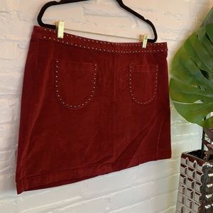 Mossimo Suede Skirt